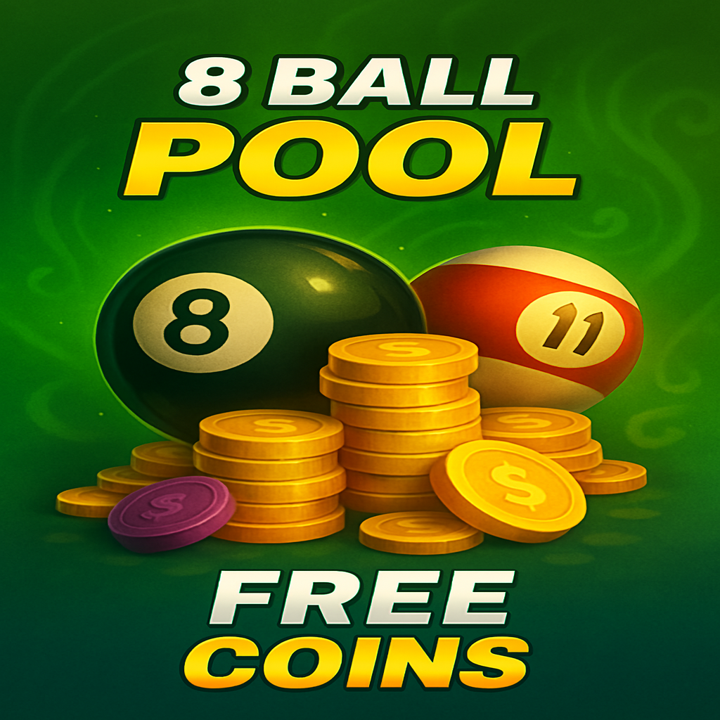 8 Ball Pool Free Coins Generator (2025)